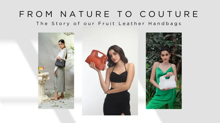 The Story of Sarjaa’s Fruit-based Leather Handbags